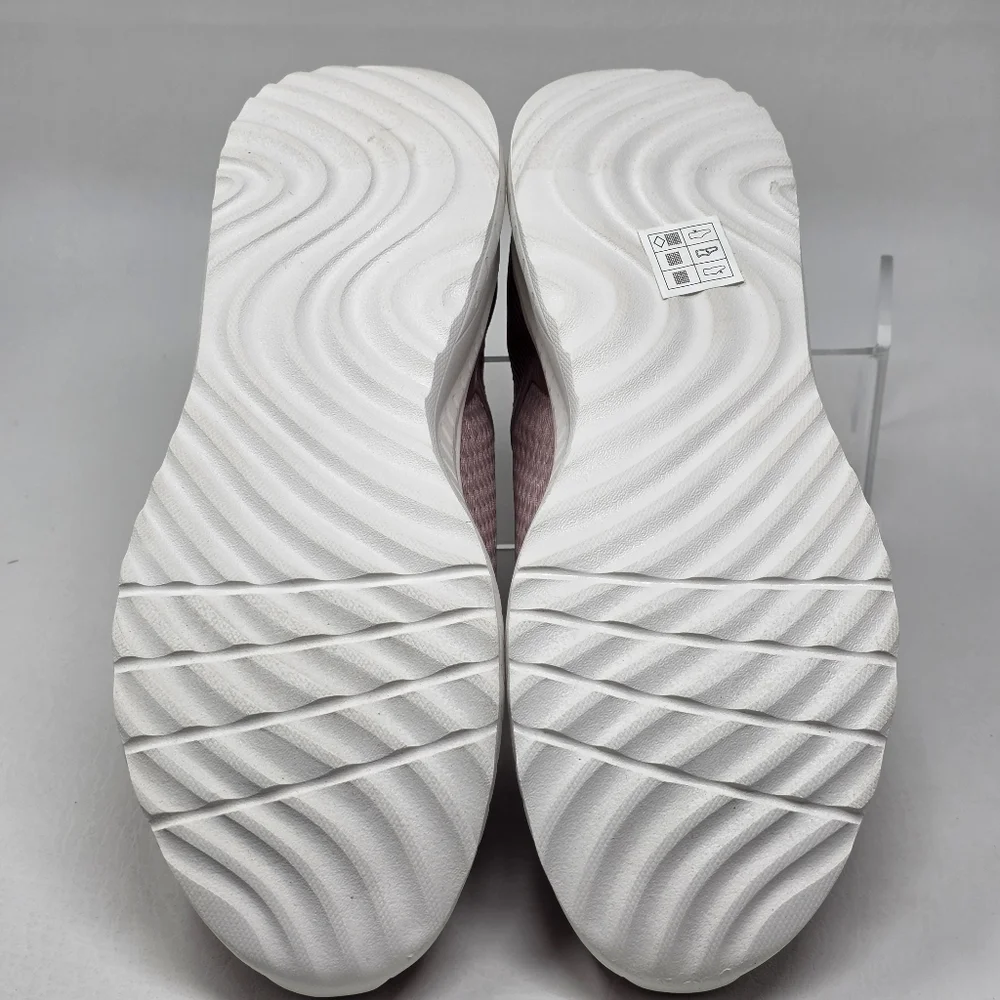 Skechers Bobs Sport Squad Women's Size 10 Chaos Blush Memory Foam Slip On New - Picture 6 of 14